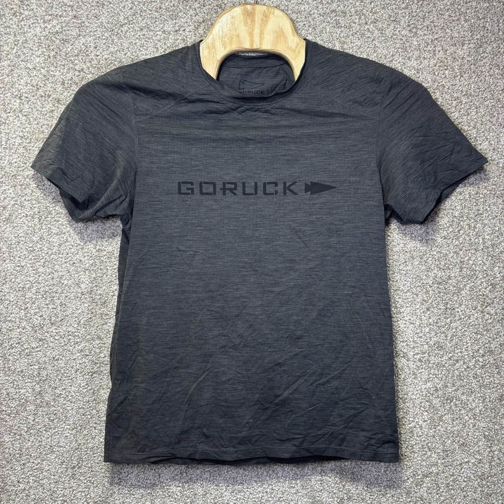 GORUCK Shirt Mens Medium Gray Tough Mesh Short Sleeve Athletic Training Tee